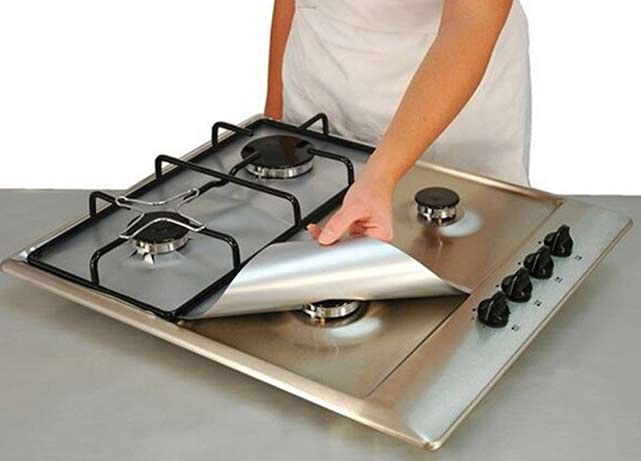 Queimadores de fogao a gas covers para manutencao da limpeza