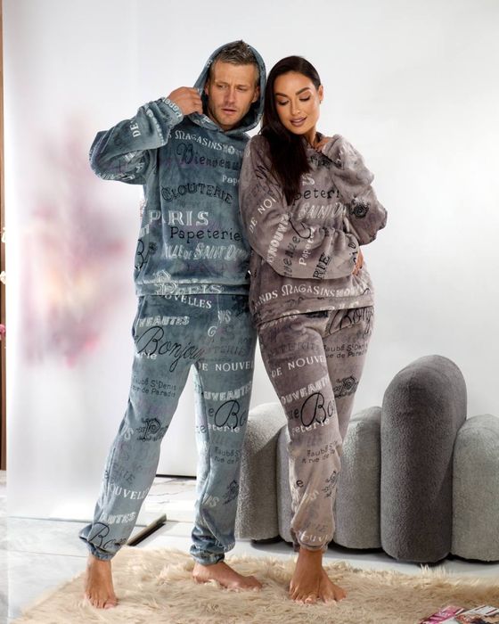 Чоловіча дуже тепла піжама Family look унісекс