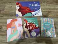 Mała Syrenka The Little Mermaid Ariel Arielka Zeszyty Blok Disney