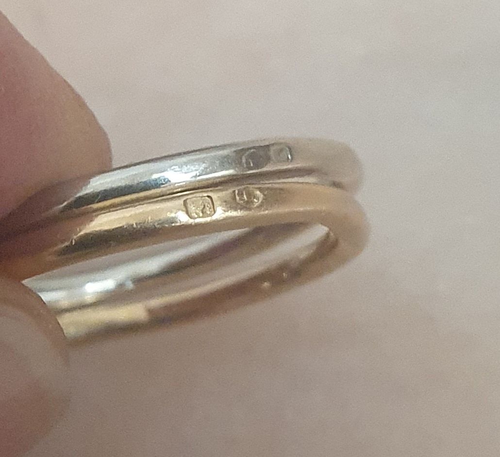 Anel vintage deslumbrante ouro 19.2 quilates