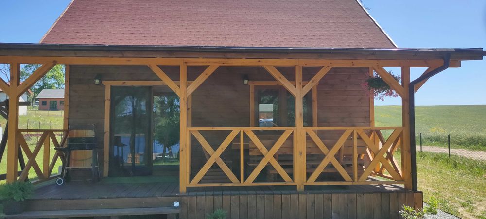 Sylwester .Wakacje, domki letniskowe całoroczne nad jeziorem  , balia