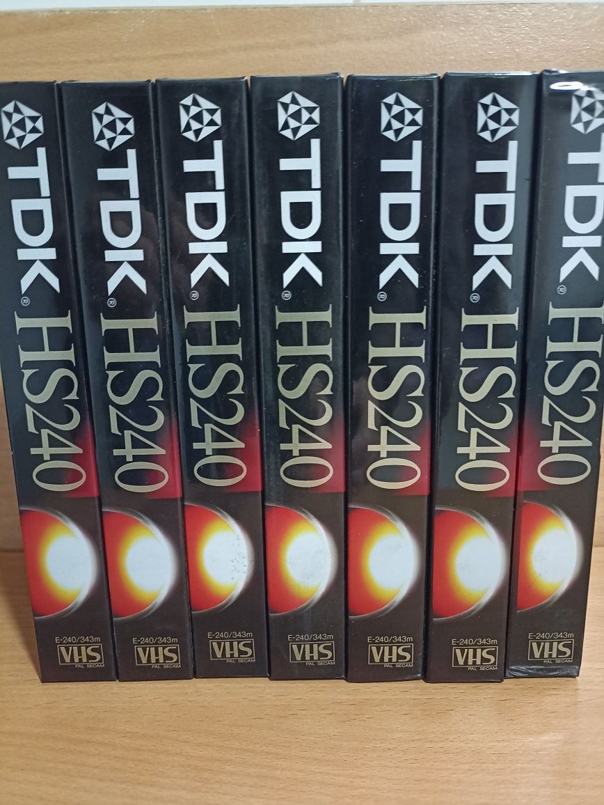 Cassetes video VHS TDK