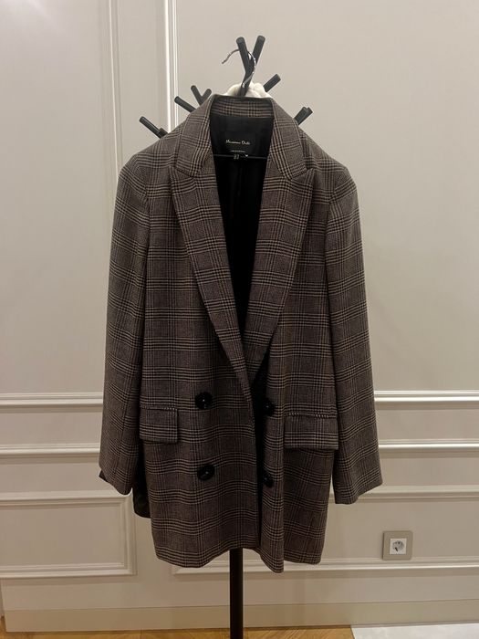 Жакет в клітинку Massimo Dutti