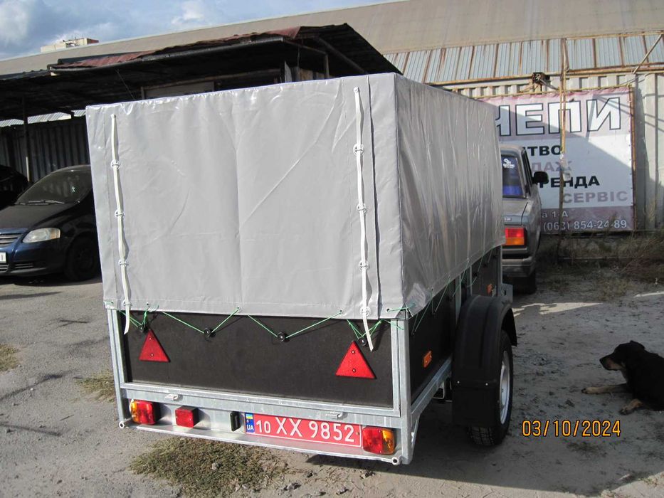 Причіп легковий  оцинкований Z0 2213 (2,2х1,3х0,6) хамер люкс.(2025р)