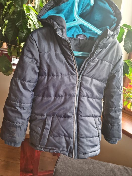 Lupilu Lidl kurtka pikowana granatowa ocieplana 4-5 lat rozmiar 110 cm