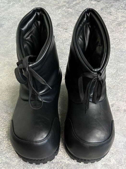 BALENCIAGA Alaska Ski Boots Leather Black ботинки буты черные чорні