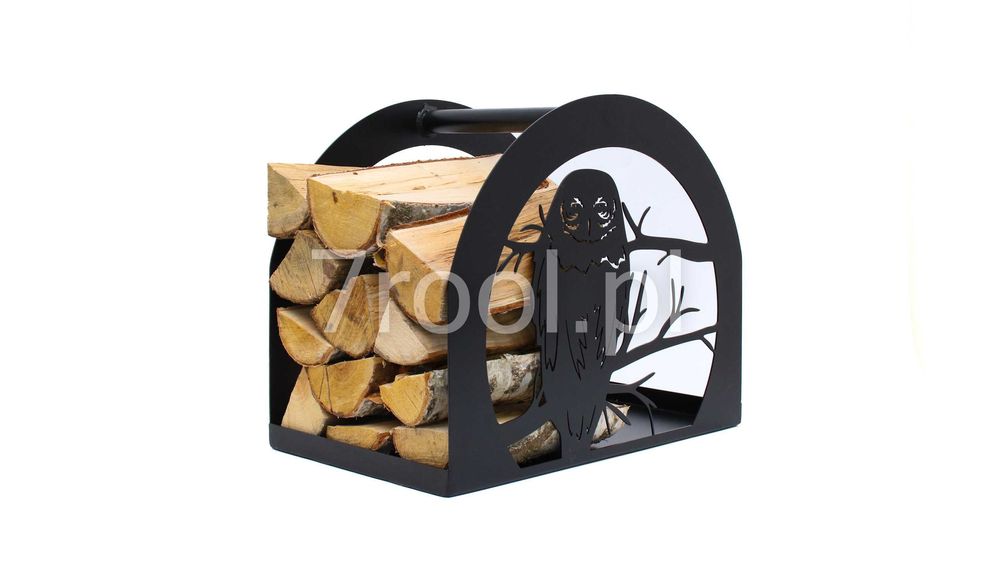 Kosz na drewno kominkowe SOWA