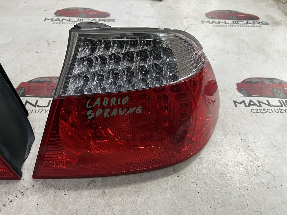 Lampy tyl tylne ledowe lewa prawa lampa led bmw e46 cabrio kabriolet