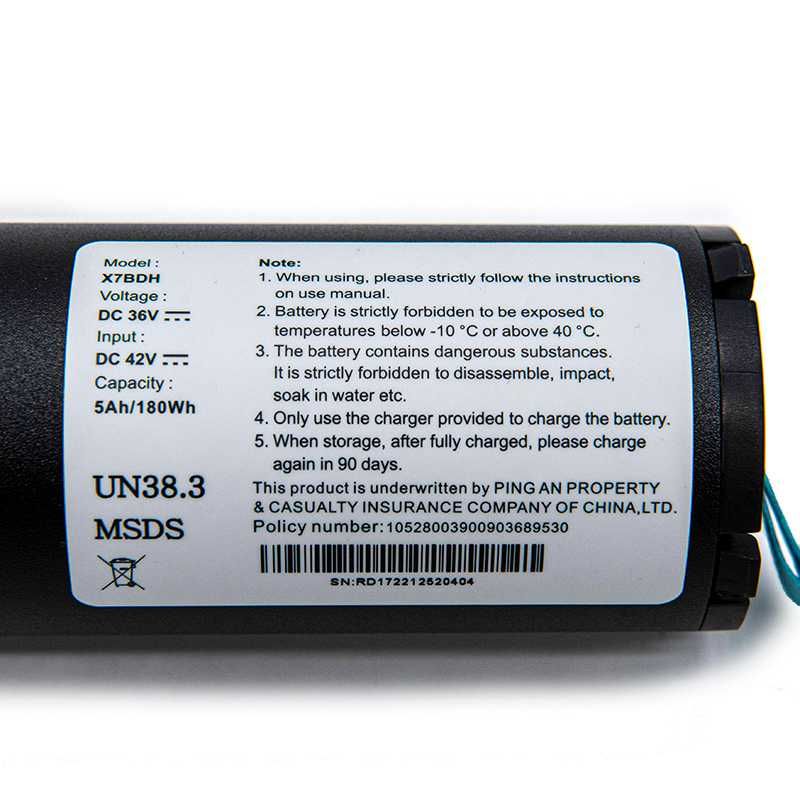 Bateria 5Ah Trotinete Eletrica Cecotec Outsider / Bongo série A 7025