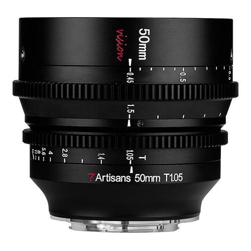 7Artisans 50mm T1.05 Vision Cine - Sony E Mount