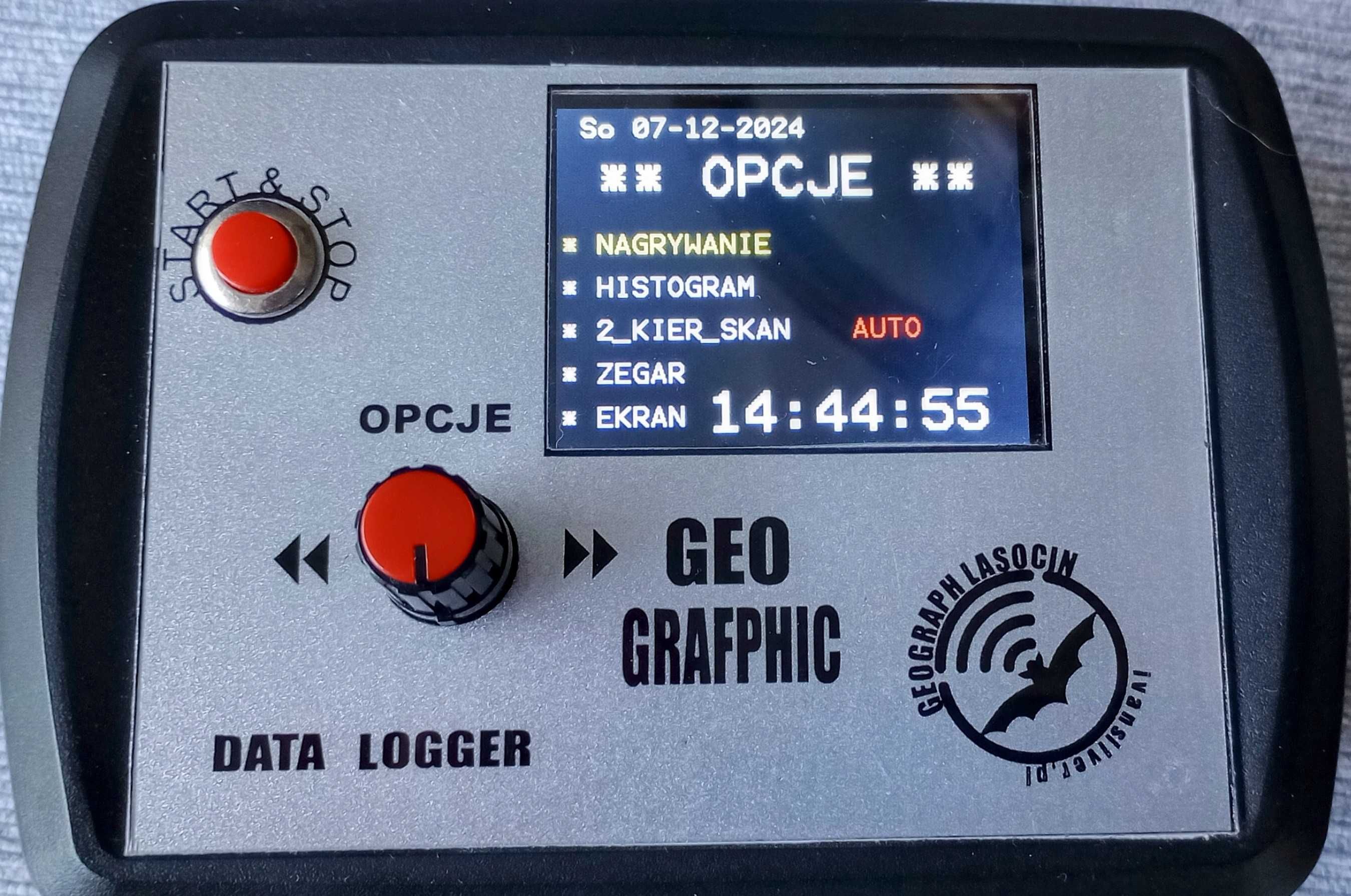 Data Logger GPS rejestrator cyfrowy do wykrywaczy i magnetometrów