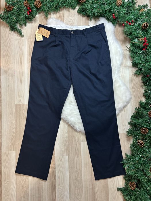 Granatowe spodnie męskie eleganckie bawelniane  2Xl na swieta