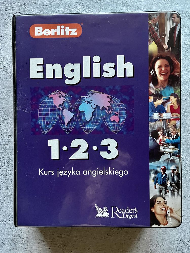 Berlitz English 1-2-3 kurs jęz. angielski  Reader’s Digest kasety