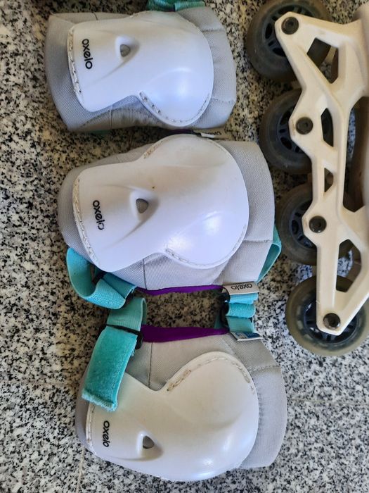 Patins em linha 32-35 e acessórios