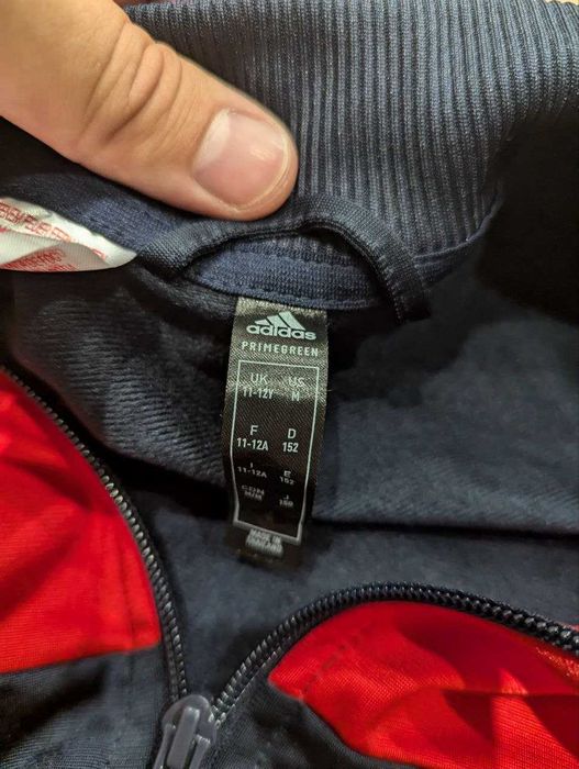 Дитяча спортивна кофта Adidas на 11-12 років олімпійка джерсі