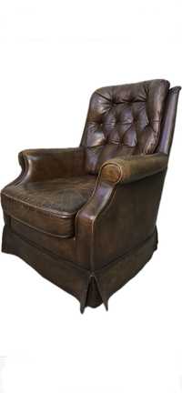 кресло кожаное, стулья кожа гарнитур, мебель кожаная из Европы.