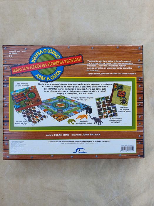 Jogo de tabuleiro para crianças «Aventura Na Floresta Tropical»