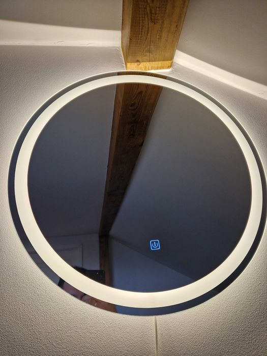 Lustro okrągłe podswietlane  dotyk led