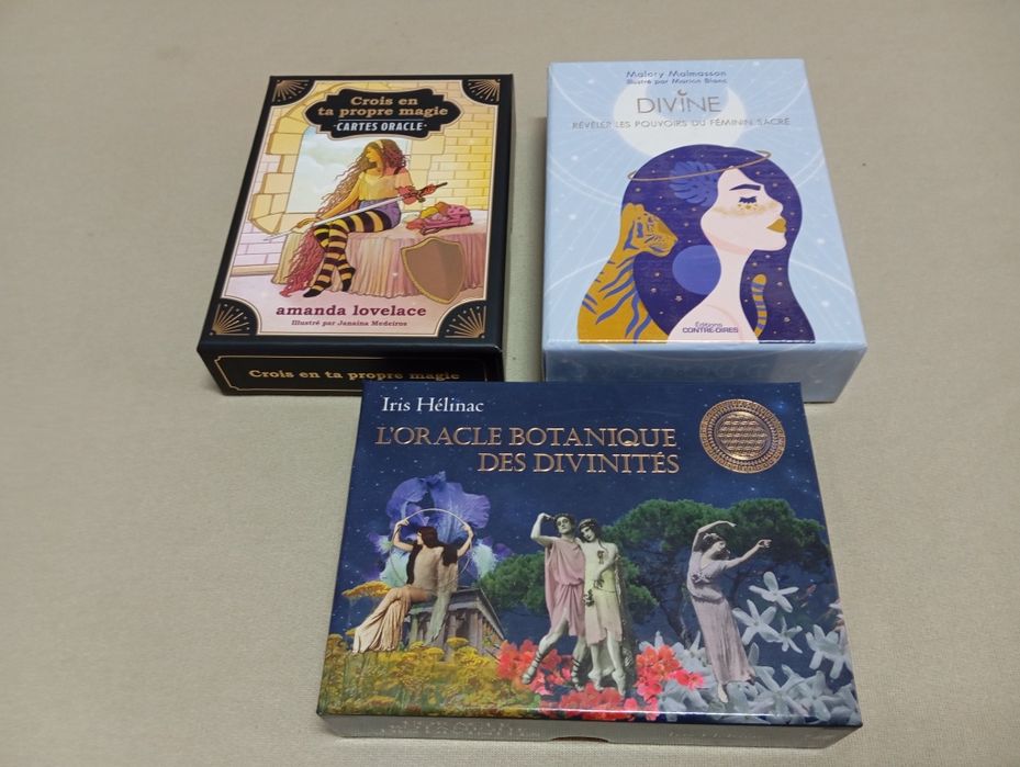 Conjunto de 3 oráculos ou cada