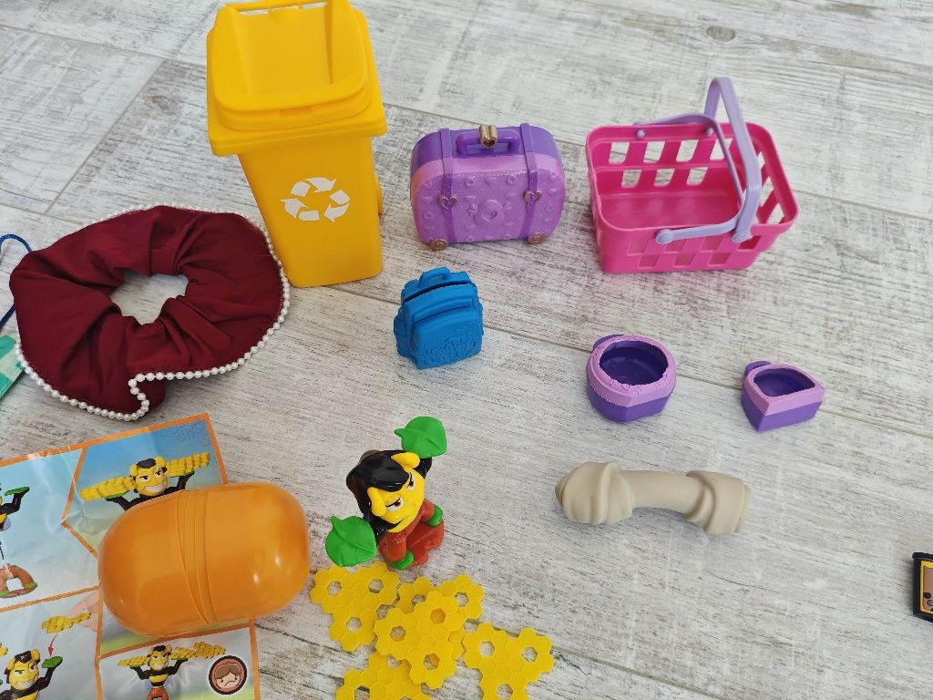 Zestaw zabawek dla dziewczynki walizka kosz plecak akcesoria dla lalki