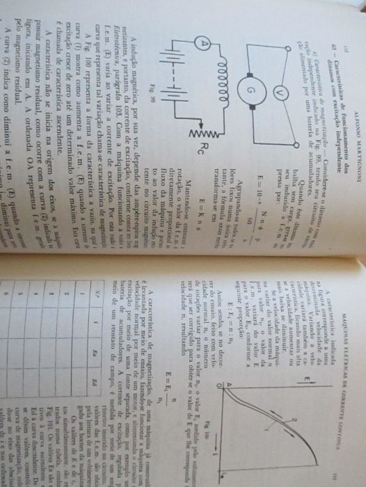 Máquinas Elétricas De Corrente Contínua // Alfonso Martignoni (1974)