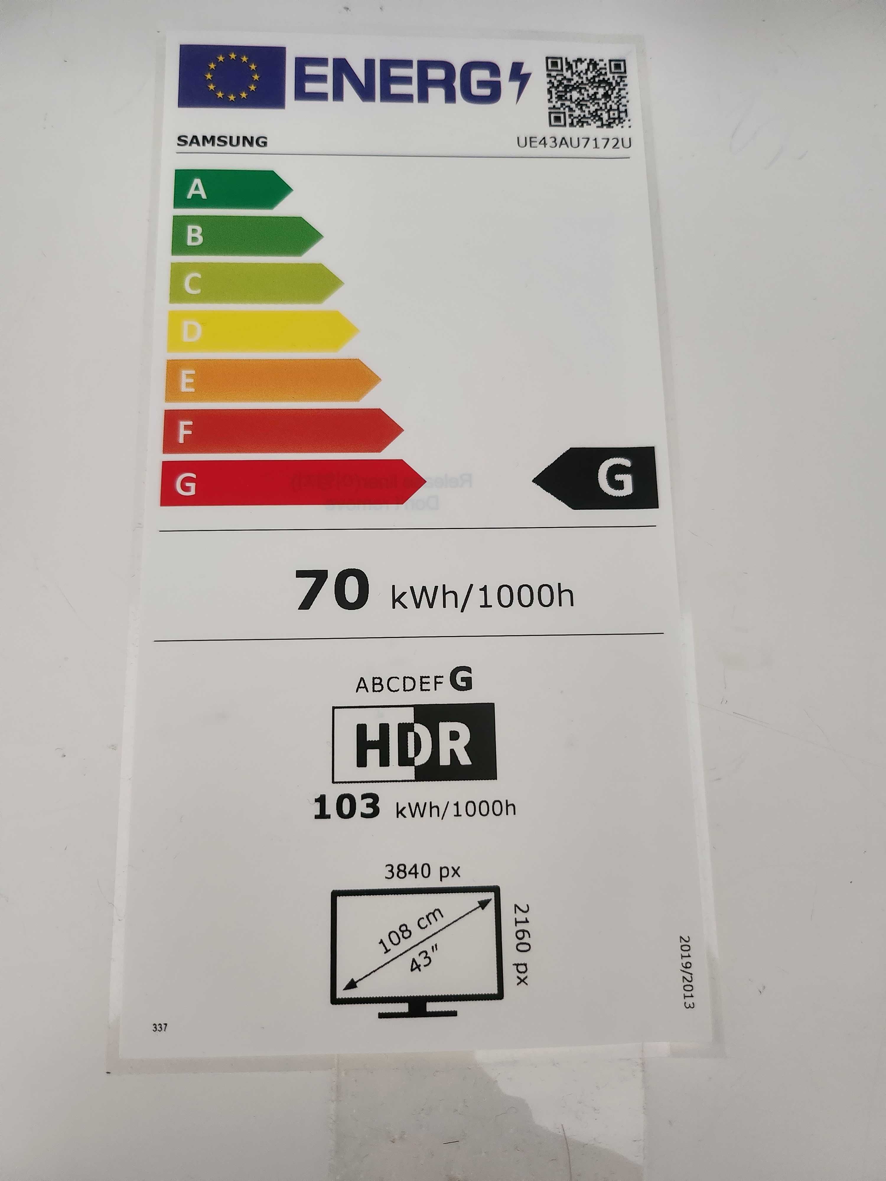 Telewizor Samsung UE43AU7172U