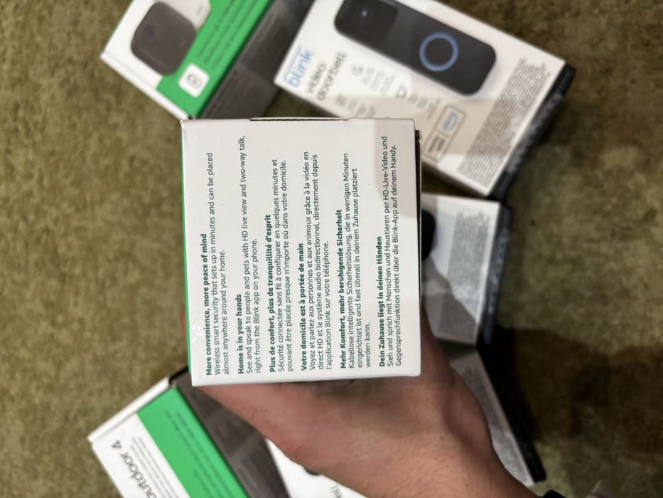 Pack Blink OutDoor 4 + Blink Video DoorBell SELADOS