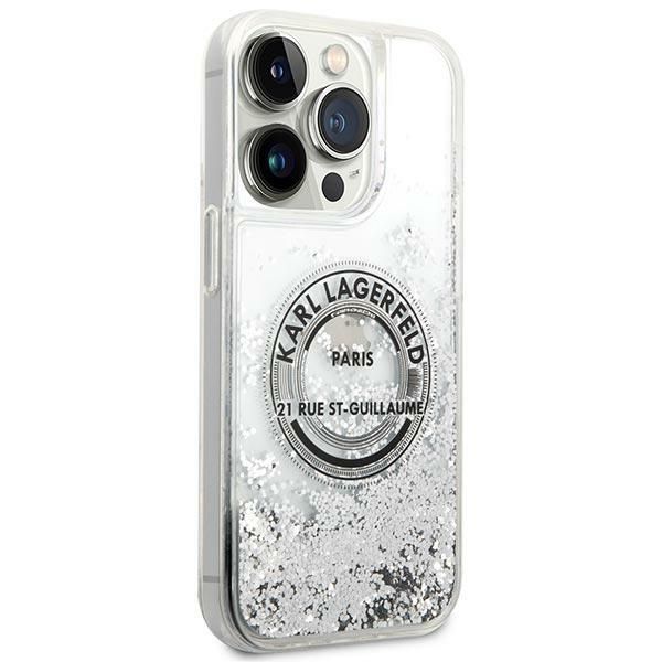 Etui Karl Lagerfeld Liquid Glitter RSG Dla iPhone 14 Pro