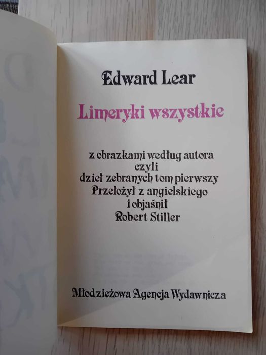 Limeryki wszystkie - Edward Lear