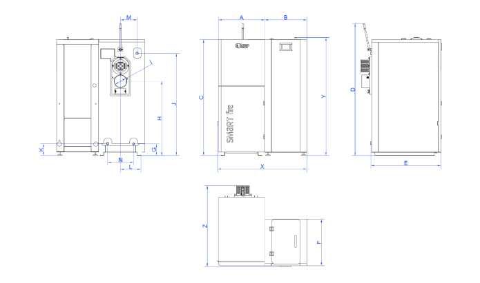 Kocioł Lazar Smart Fire SF 22/240  3bar pellet A+ podwyższony standard