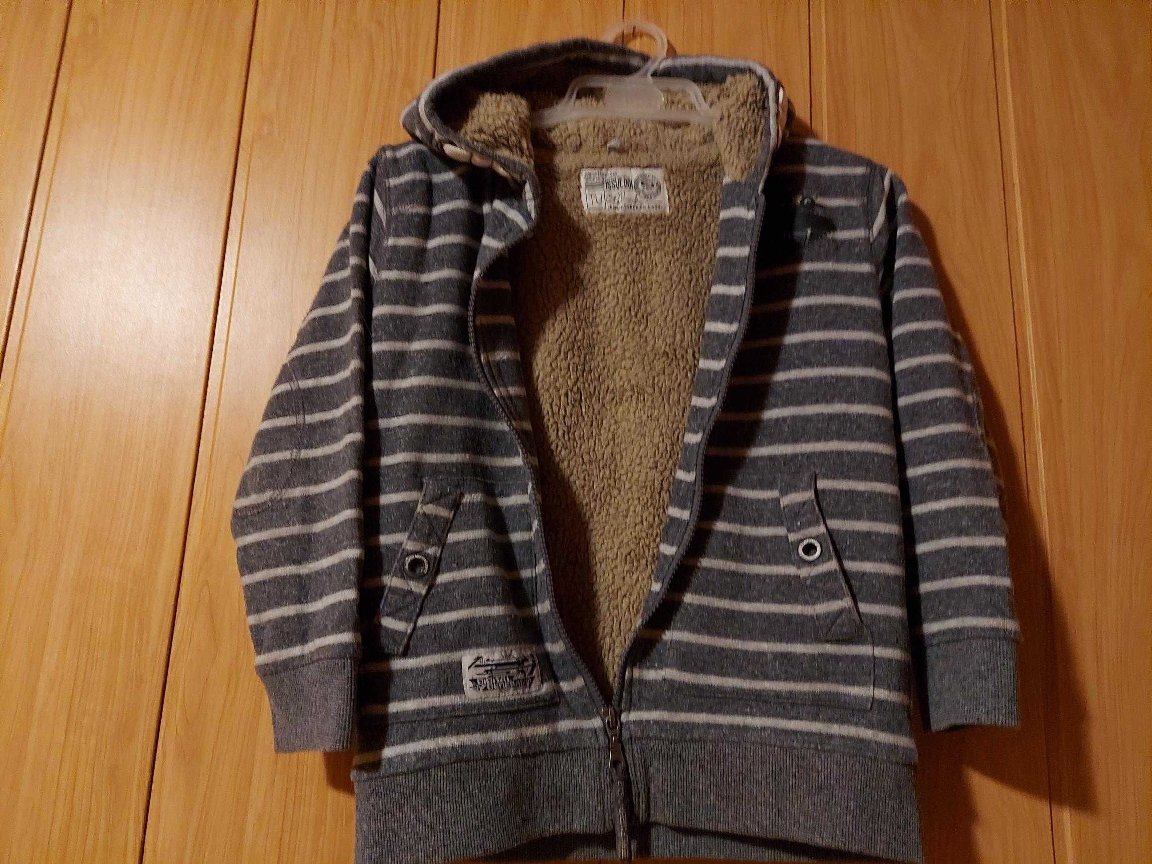 bluza rozpinana 122 cm