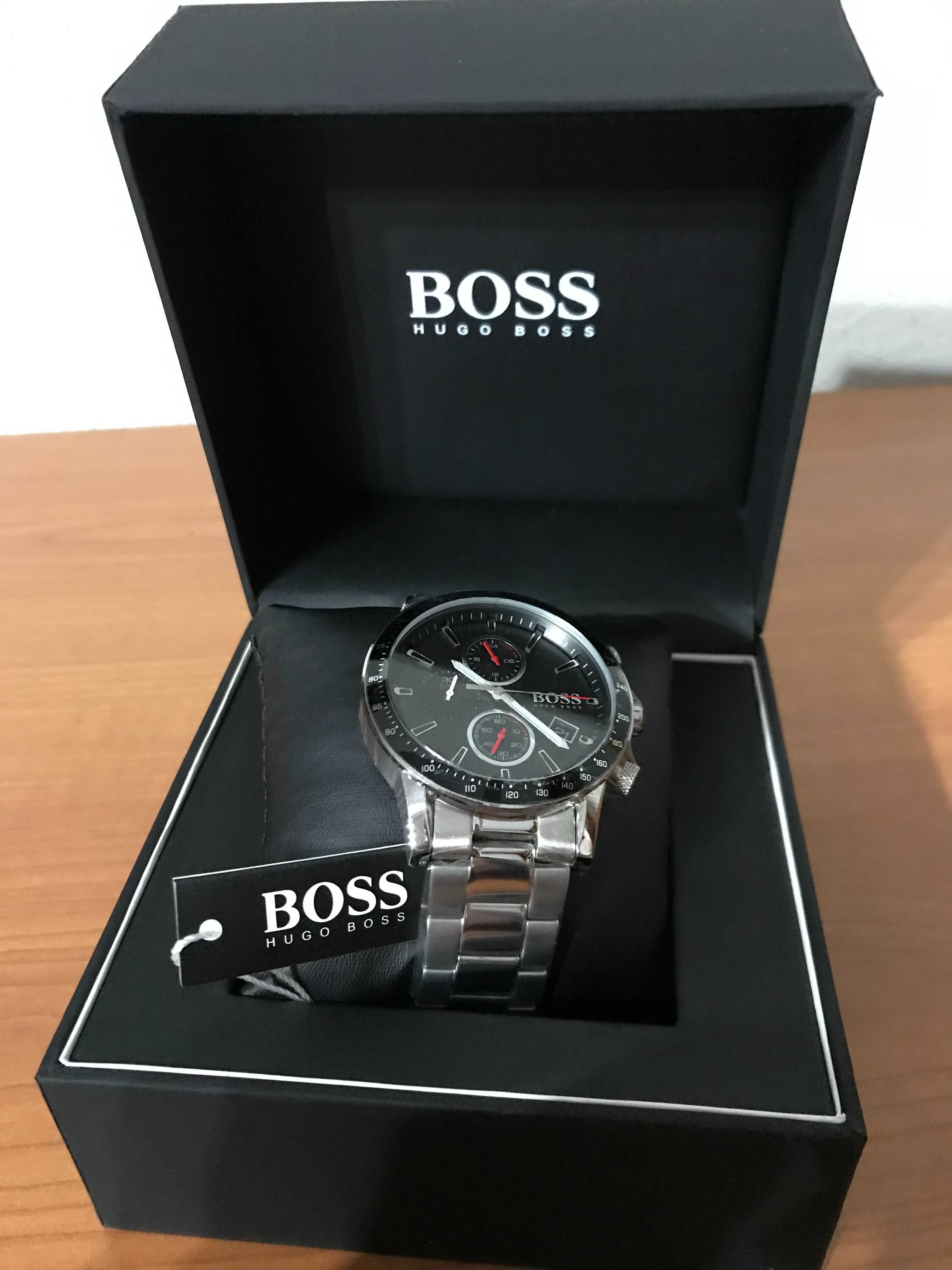 Relógio Hugo Boss Prateado & Preto