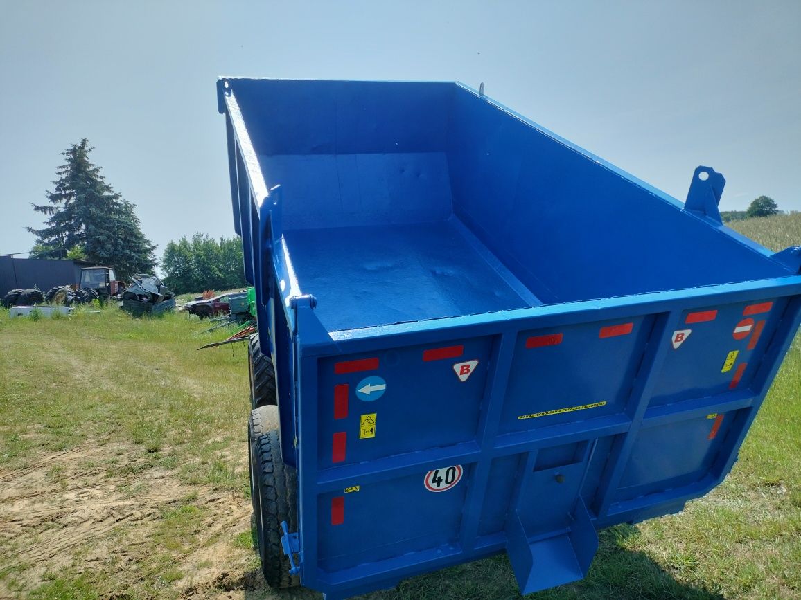 Przyczepa skorupa, tandem 10t