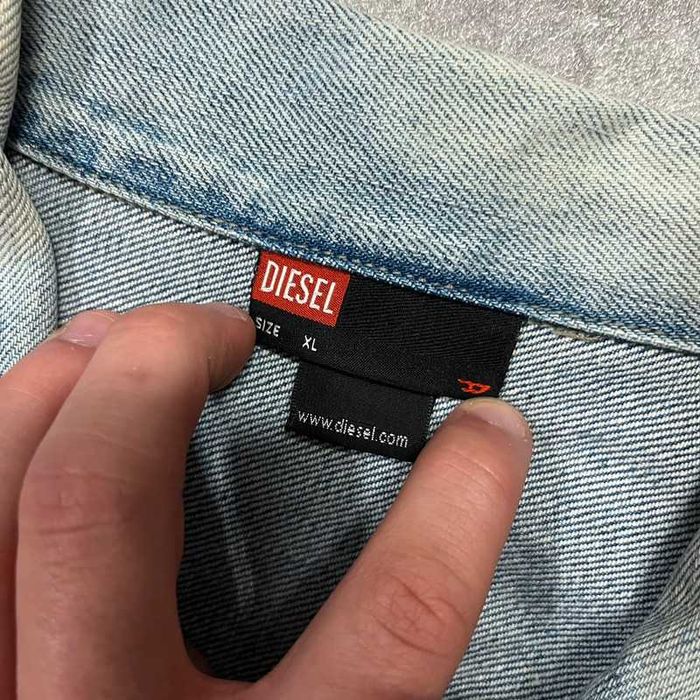 Vintage Kurtka Jeansowa Diesel Retro Y2K 90s Cropped Made In Italy