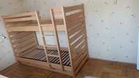Łóżko drewniane piętrowe/ 2 łóżka zwykłe