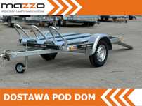 MAZZO DOSTAWA TOP TRAILER Przyczepa motocyklowa wym. 215×146 cm TT MOTO V3 – 1‑osiowa przyczepa motocyklowa DMC 750 kg nowa  Przyczepa motocyklowa Top Trailer TT Moto 3 – 3 motocykle, DMC 750 kg