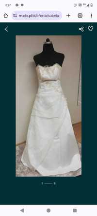 Suknia ślubna rozmiar 38