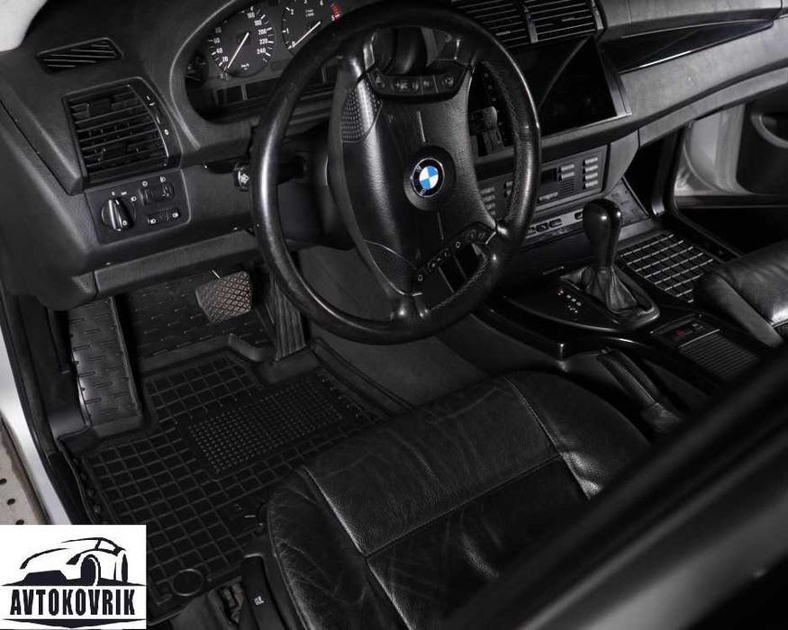 коврики BMW E90 F10 E70 E53 F15 G30 F25 E39 F30 Avto Gumm в салон
