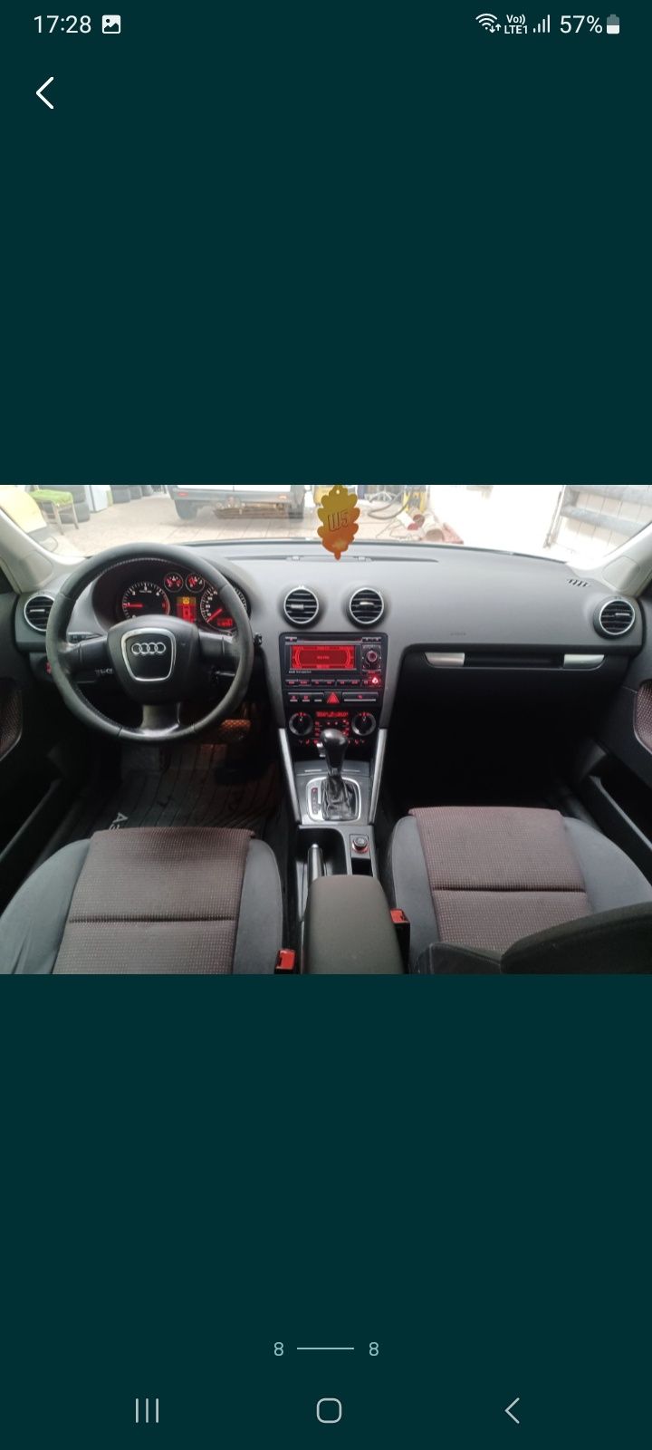 Audi a3 8p.140km.automat DSG.navi.g.fotele.klimatronik.alufelgi.pdc.