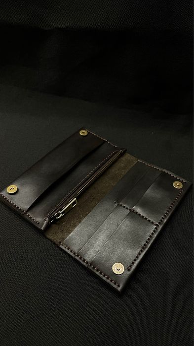 Чоловічий шкіряний гаманець – ручна робота, подарунок