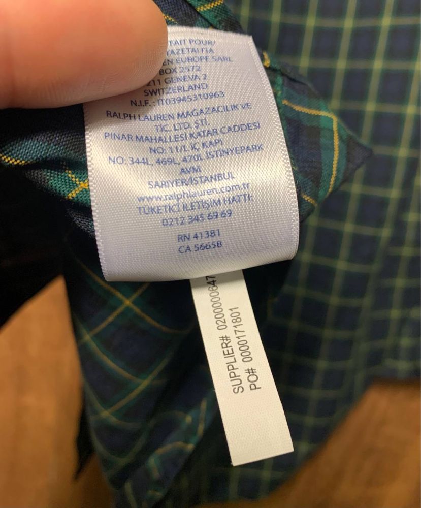 RALPH LAUREN розмір S/M. Сорочка/Рубашка
