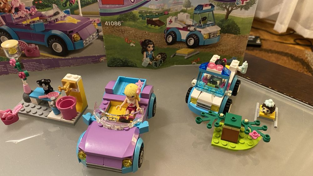 Lego friends dwa autka