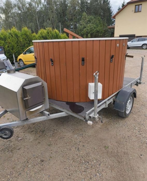 Wynajem mobilne Jacuzzi mobilna Balia Spa Ruska bania
