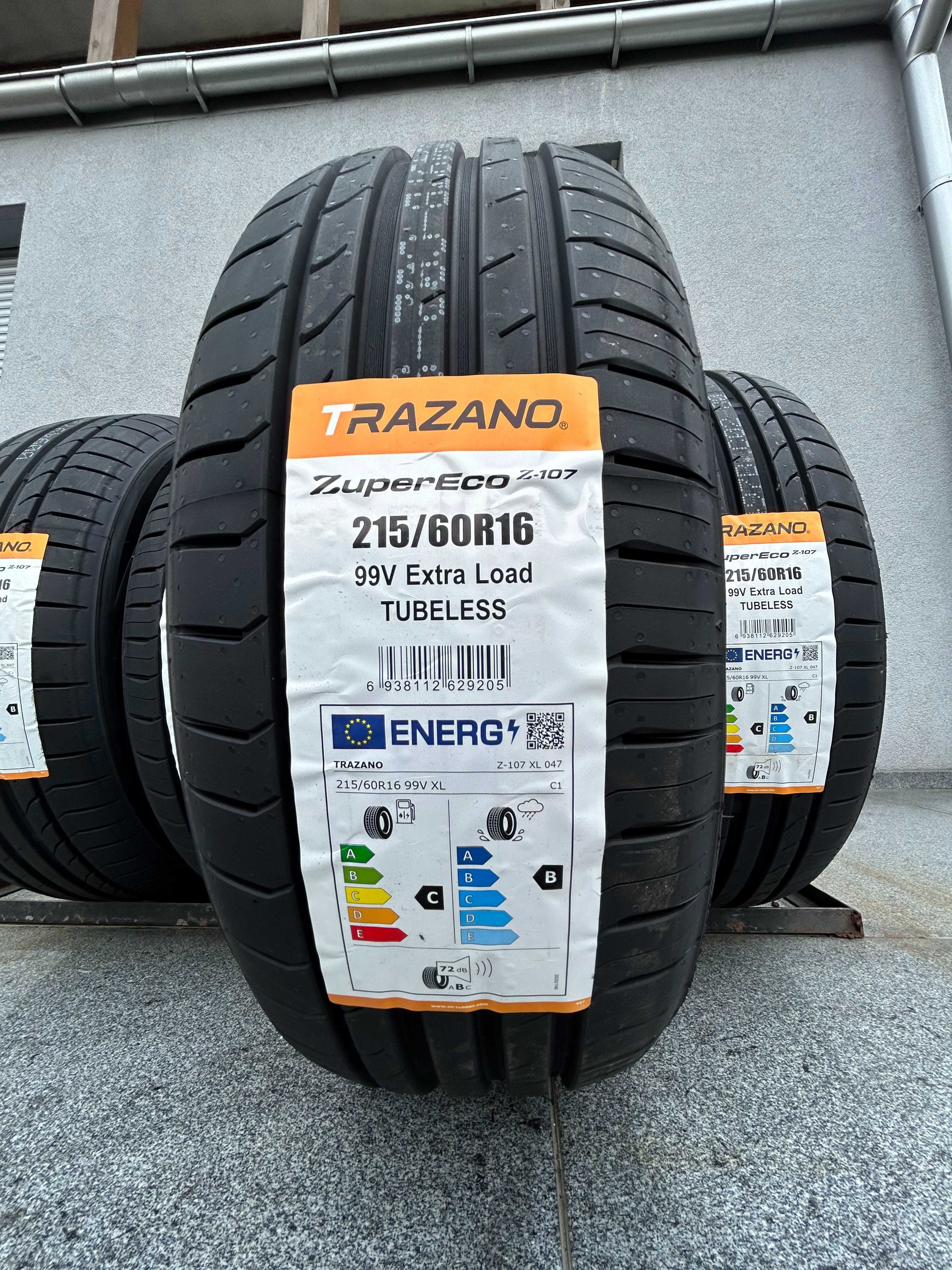 4szt letnie 215/60R16 Trazano Z107 99V XL prod. 2024rok! C,B,72db Gwar