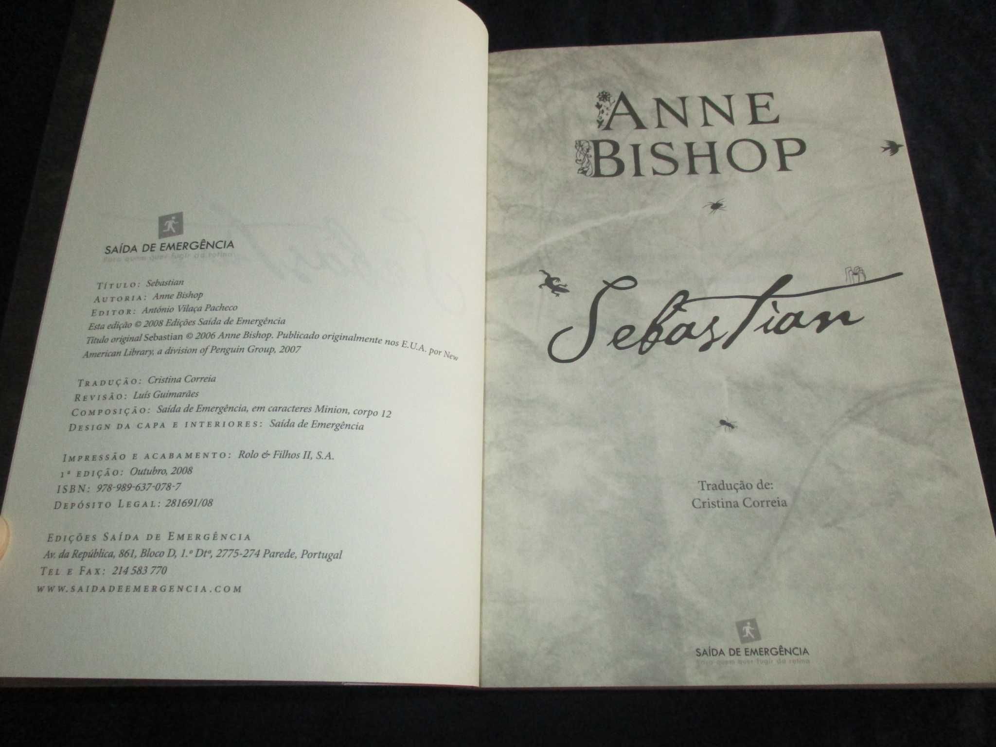 Livro Sebastian Anne Bishop