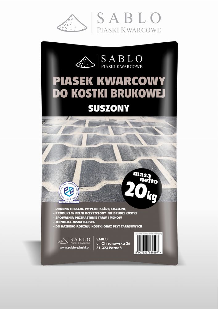Piasek kostka brukowa , jasny OCZYSZCZONY!