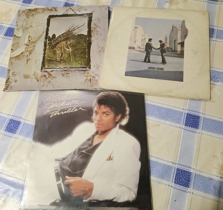 Conjunto de três discos vinil