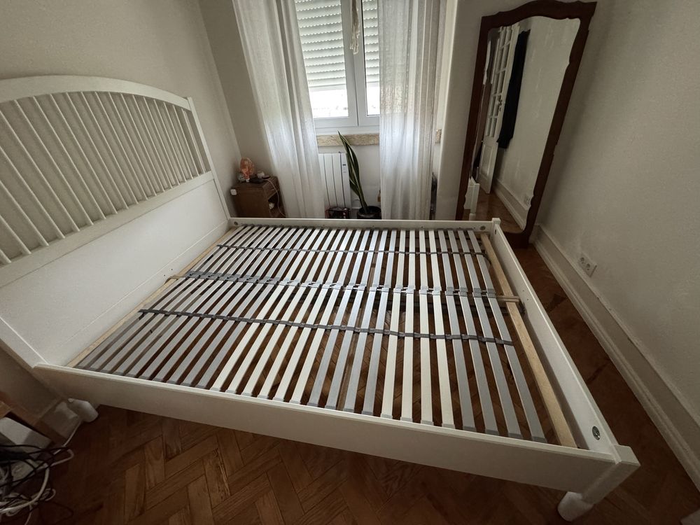 Cama IKEA Tyssedal 140x200 com estrado Lonset