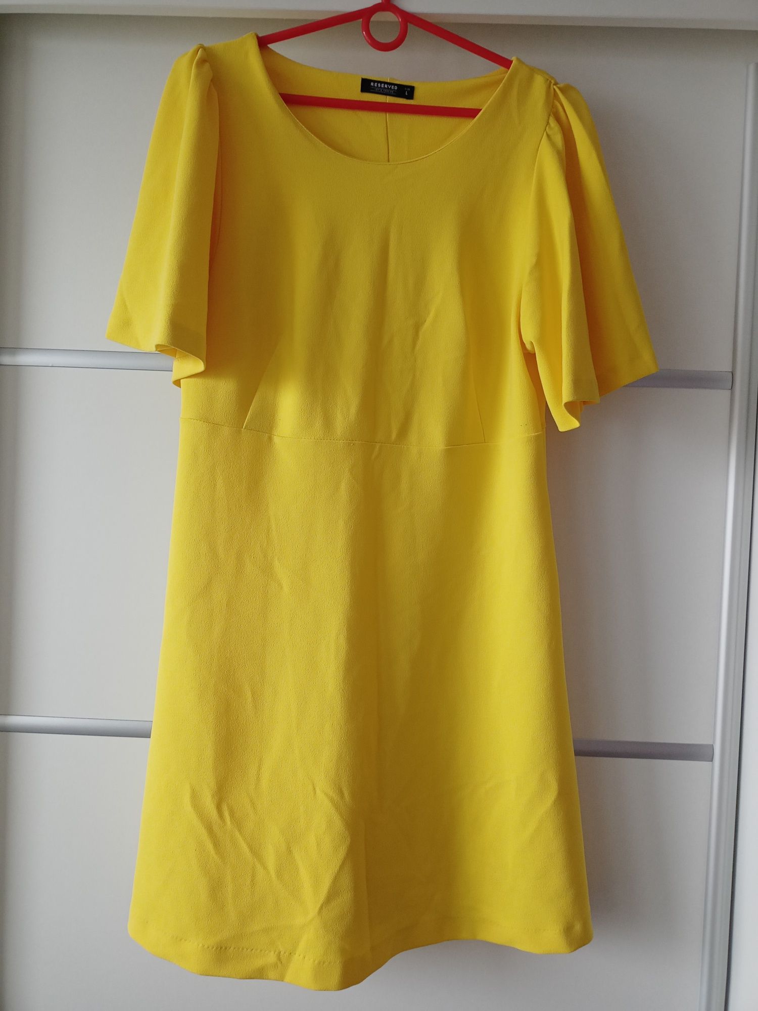 Piękna żółta sukienka L