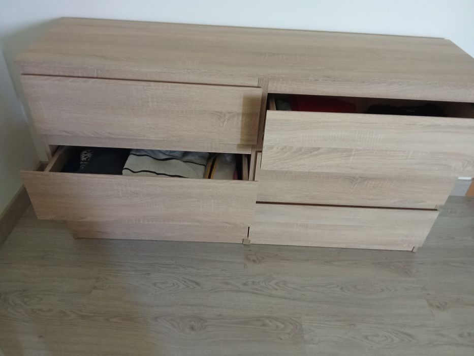 Cómoda de seis gavetas